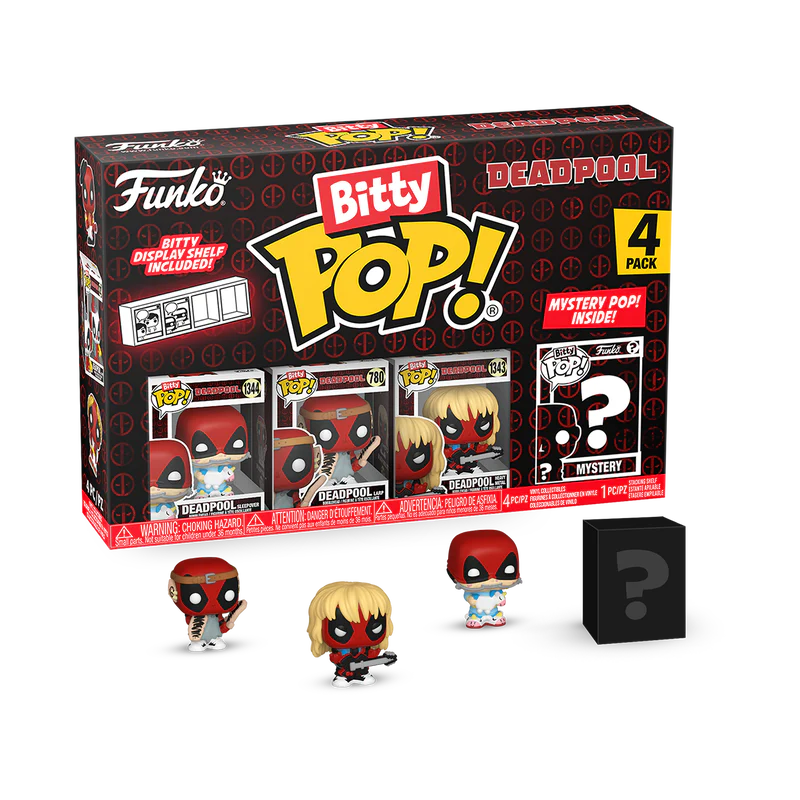 Mystery Bitty: Marvel: Deadpool 4-Pack Series 4