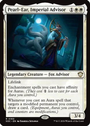 Pearl-Ear, Imperial Advisor (SOC-160) - Commander: Secrets of Strixhaven