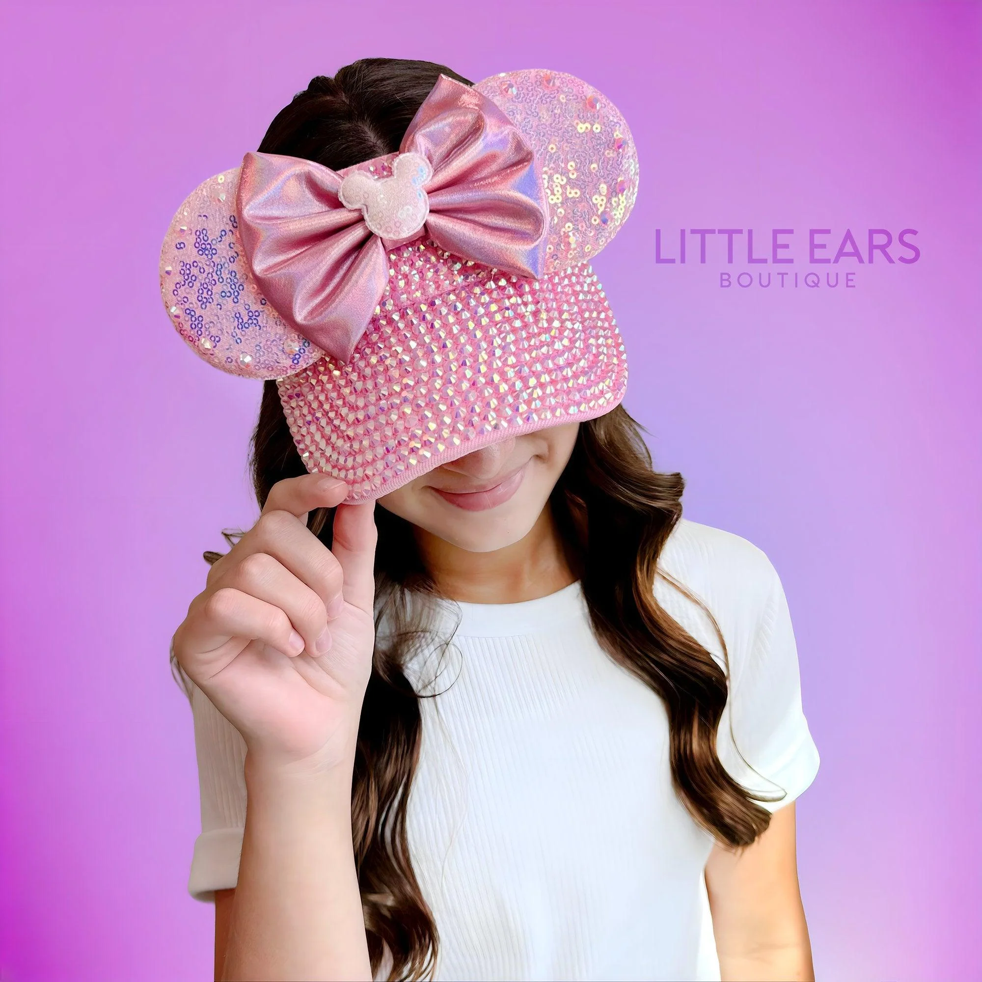 Pink Iridescent Visor - Image 3
