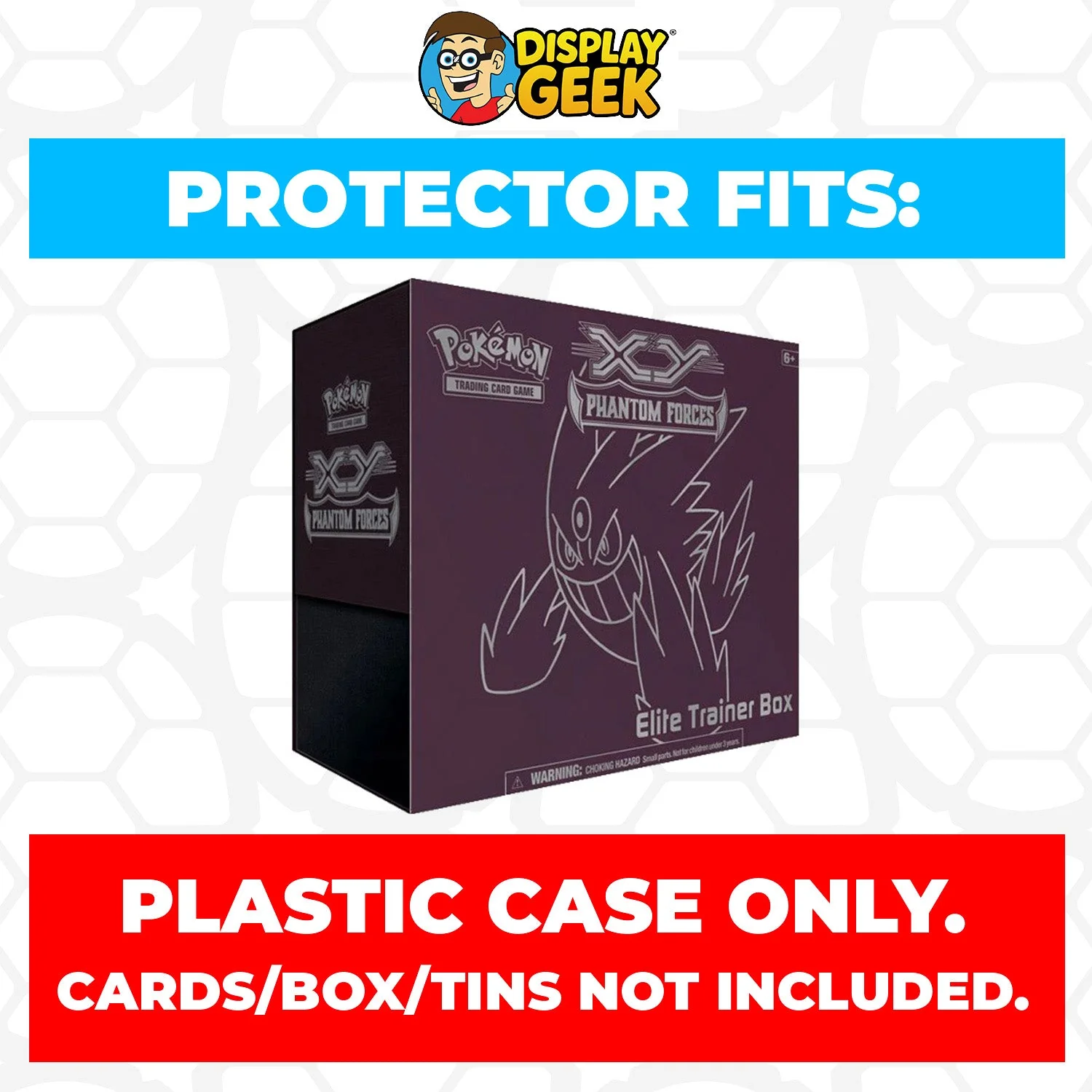 Plastic Protector for Pokemon TCG 2014 XY Phantom Forces Gengar ETB Elite Trainer Box - Image 2