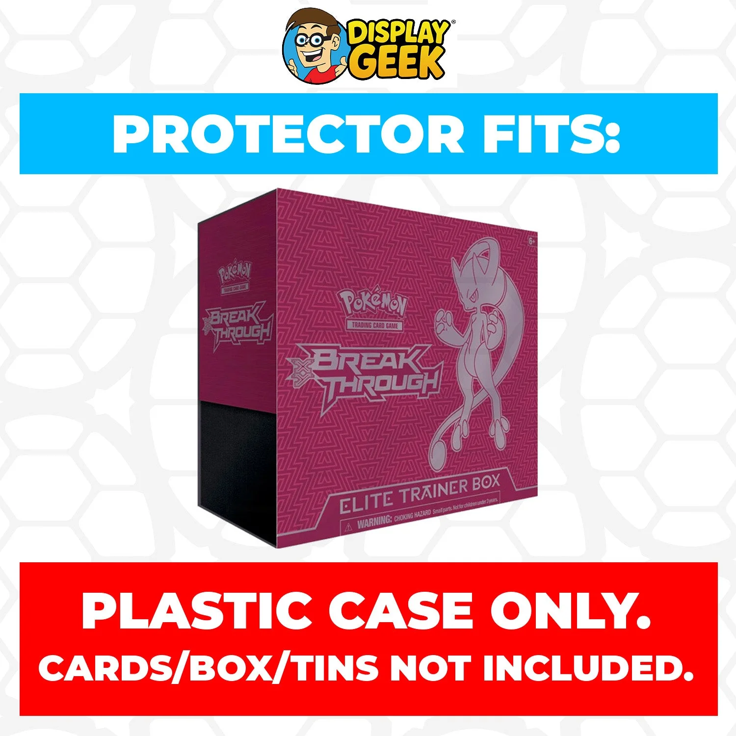 Plastic Protector for Pokemon TCG 2015 XY BREAKthrough Mewtwo X ETB Elite Trainer Box - Image 3