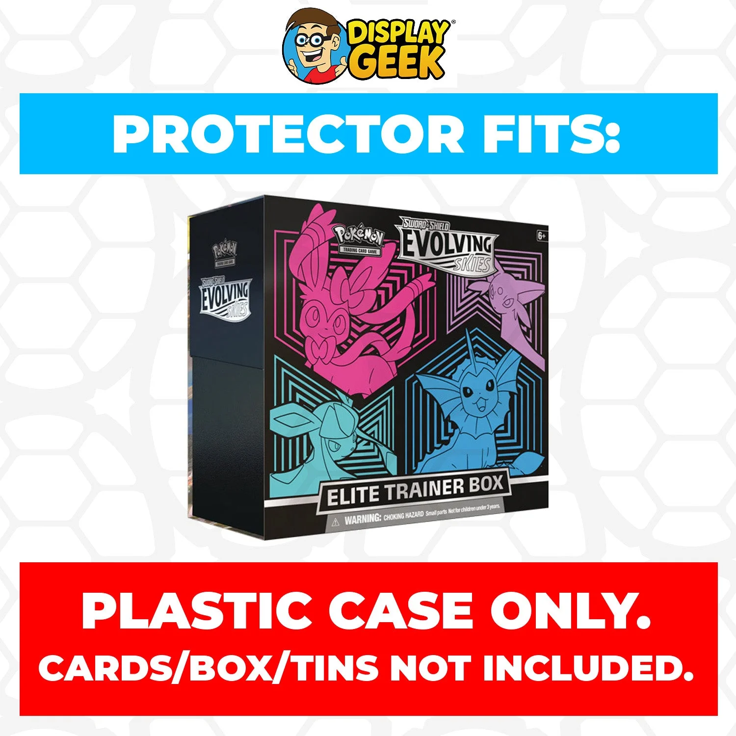 Plastic Protector for Pokemon TCG 2021 Sword & Shield Evolving Skies #2 ETB Elite Trainer Box - Image 2