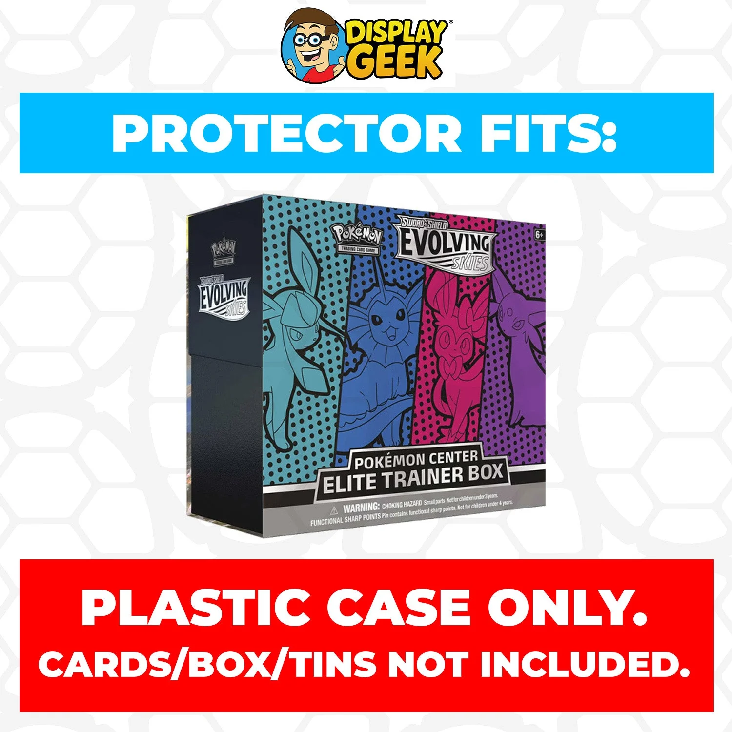 Plastic Protector for Pokemon TCG 2021 Sword & Shield Evolving Skies #2 ETB Elite Trainer Box - Image 3