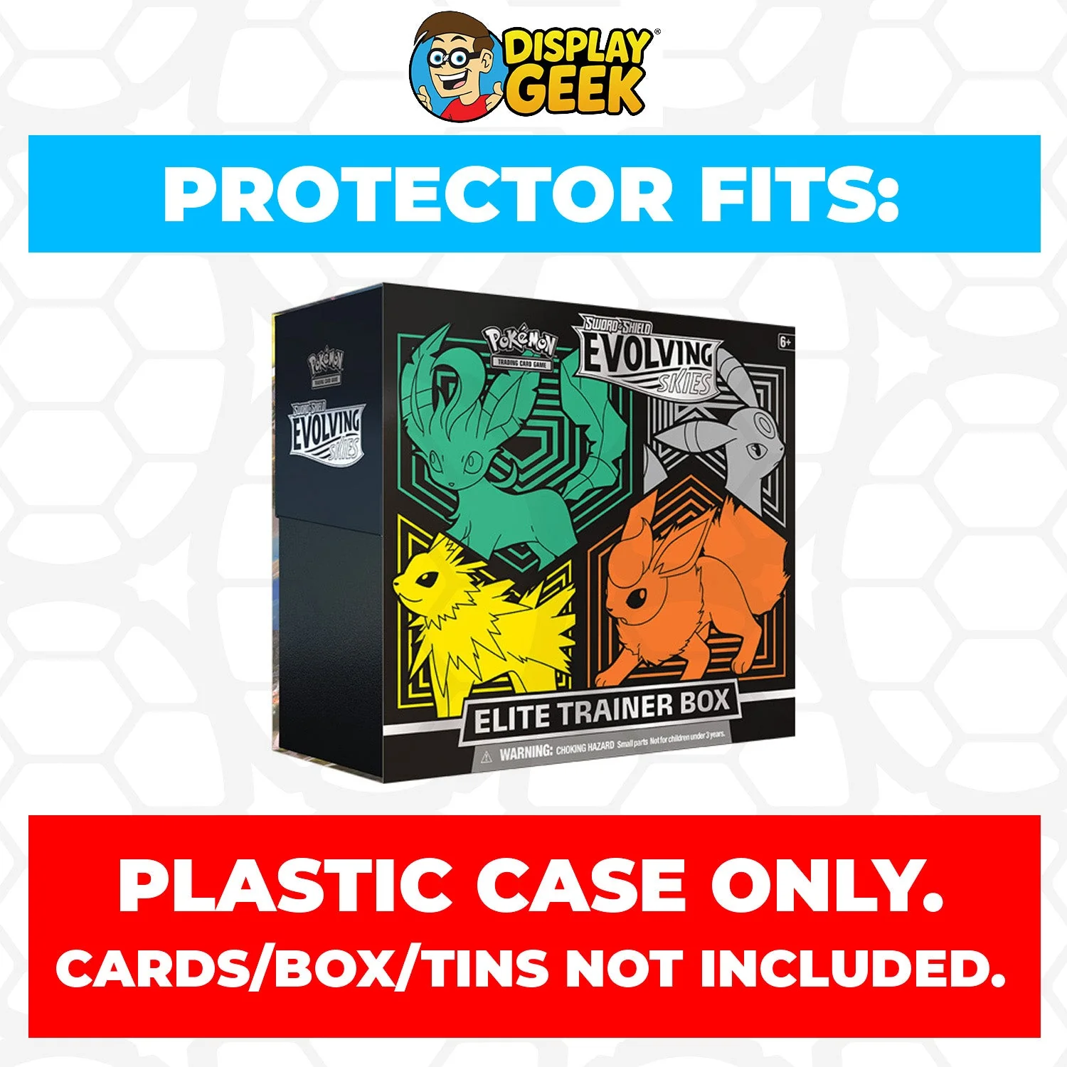 Plastic Protector for Pokemon TCG 2021 Sword & Shield Evolving Skies #2 ETB Elite Trainer Box - Image 4