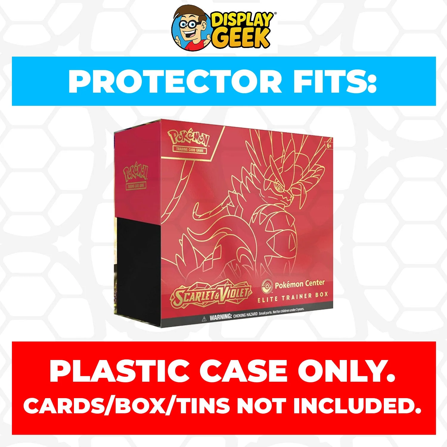 Plastic Protector for Pokemon TCG 2023 Scarlet & Violet Koraidon Pokemon Center ETB Elite Trainer Box - Image 2