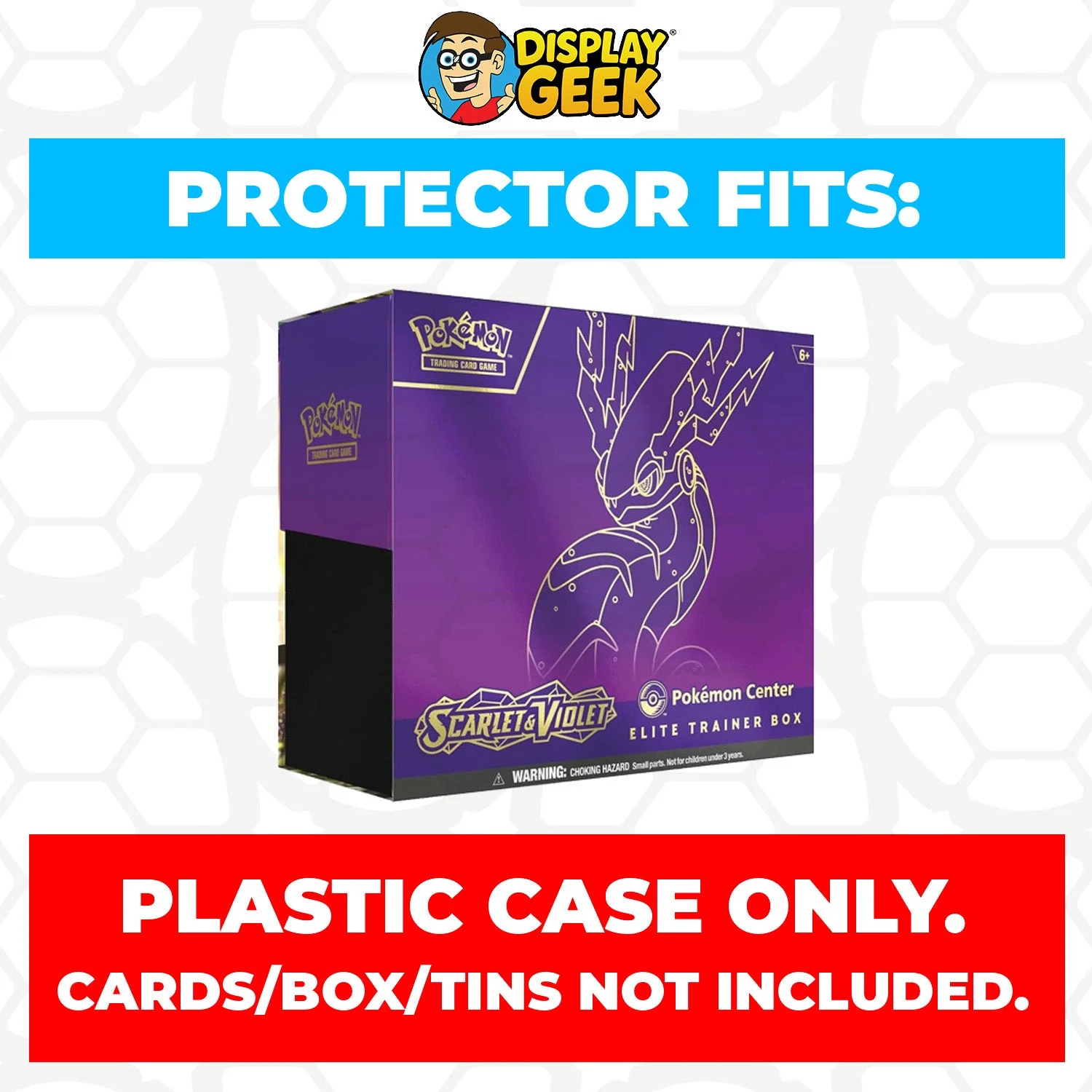 Plastic Protector for Pokemon TCG 2023 Scarlet & Violet Miraidon Pokemon Center ETB Elite Trainer Box - Image 2