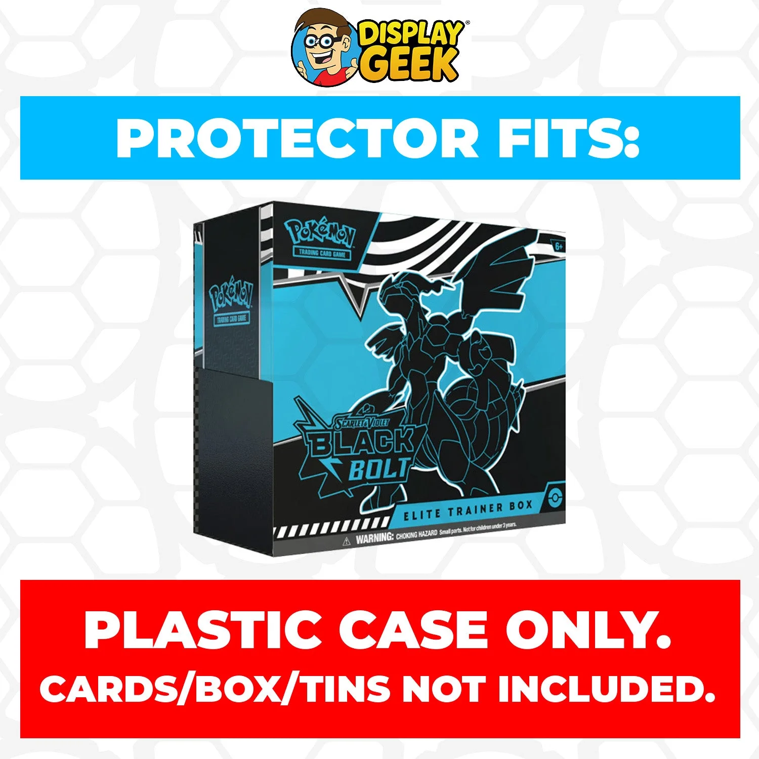 Plastic Protector for Pokemon TCG 2025 Scarlet & Violet Black Bolt Zekrom Pokemon Center ETB Elite Trainer Box - Image 3