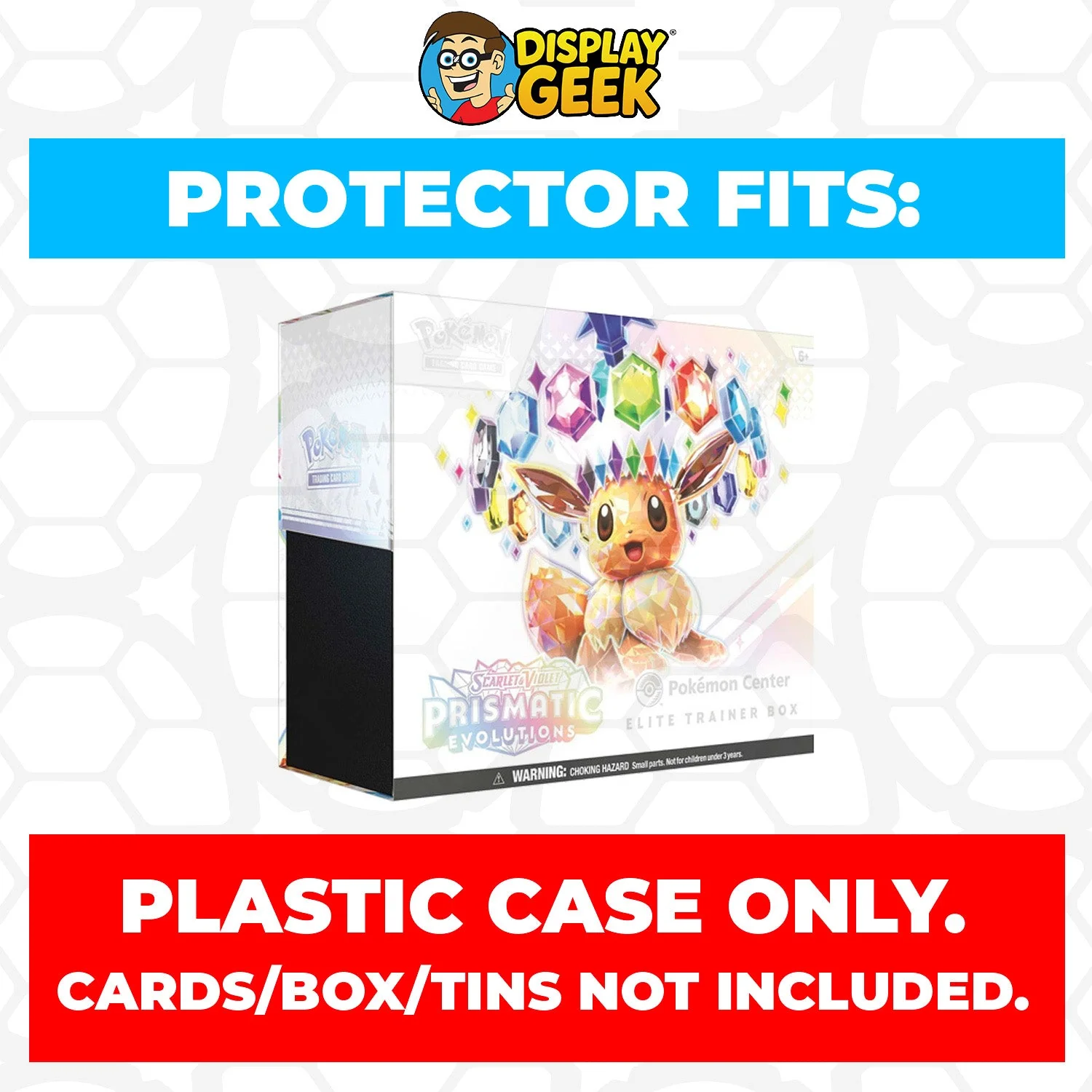 Plastic Protector for Pokemon TCG 2025 Scarlet & Violet Prismatic Evolutions Eevee ETB Elite Trainer Box - Image 3