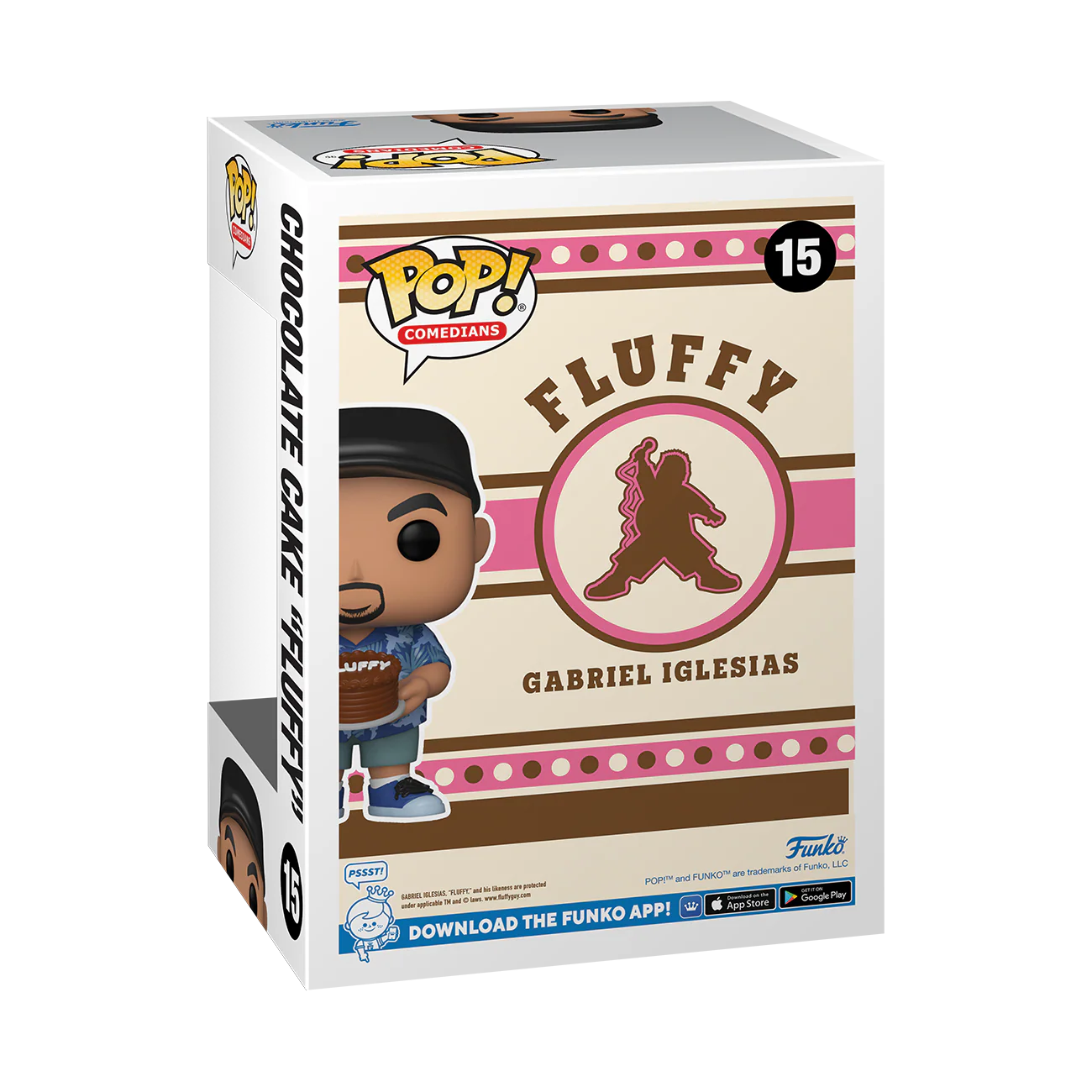 POP! Comedians: Fluffy w/ Cake (SC) (Specialty Series Exclusive) - Image 3