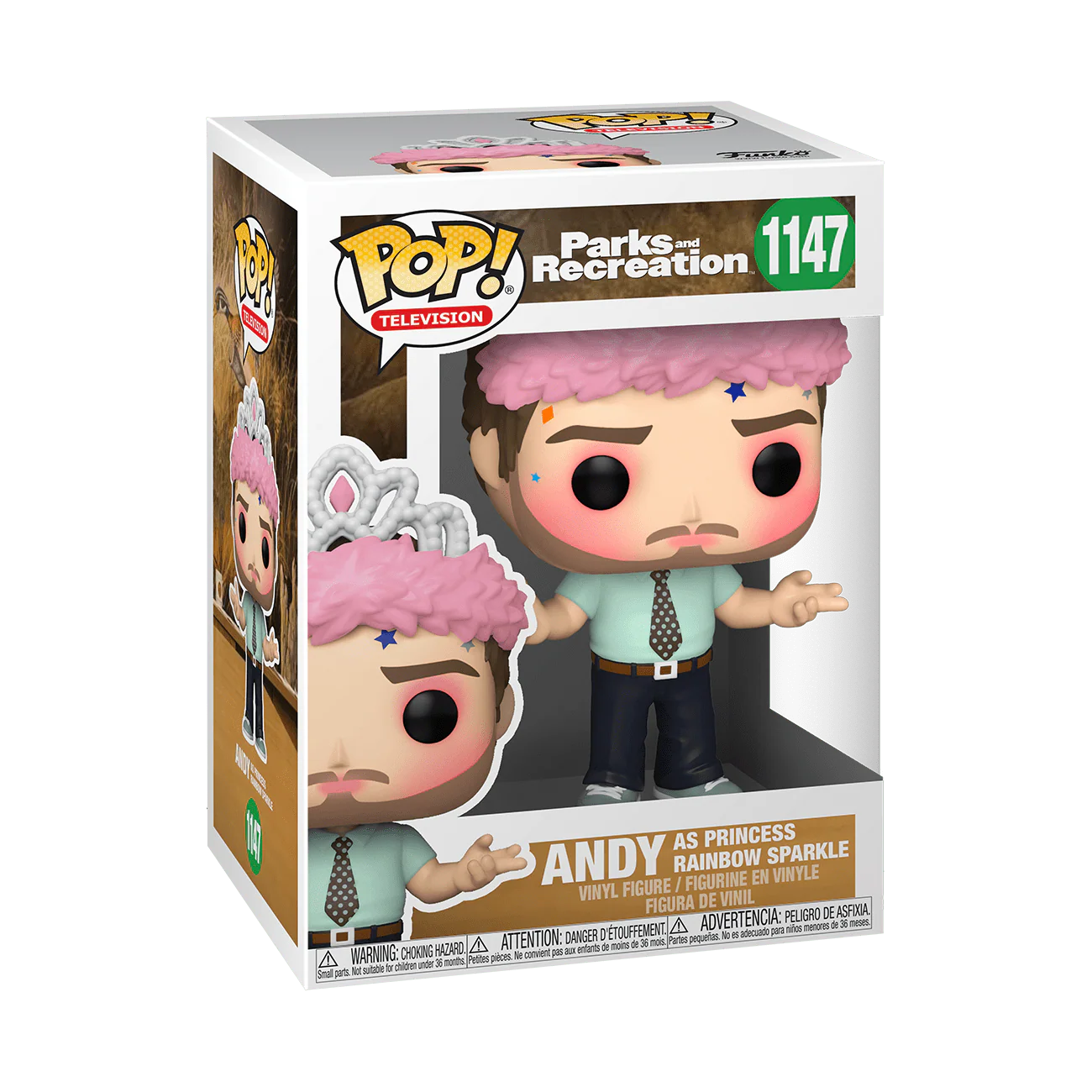 POP! TV: Parks & Rec- Andy as Princess Rainbow Sparkle - Image 2