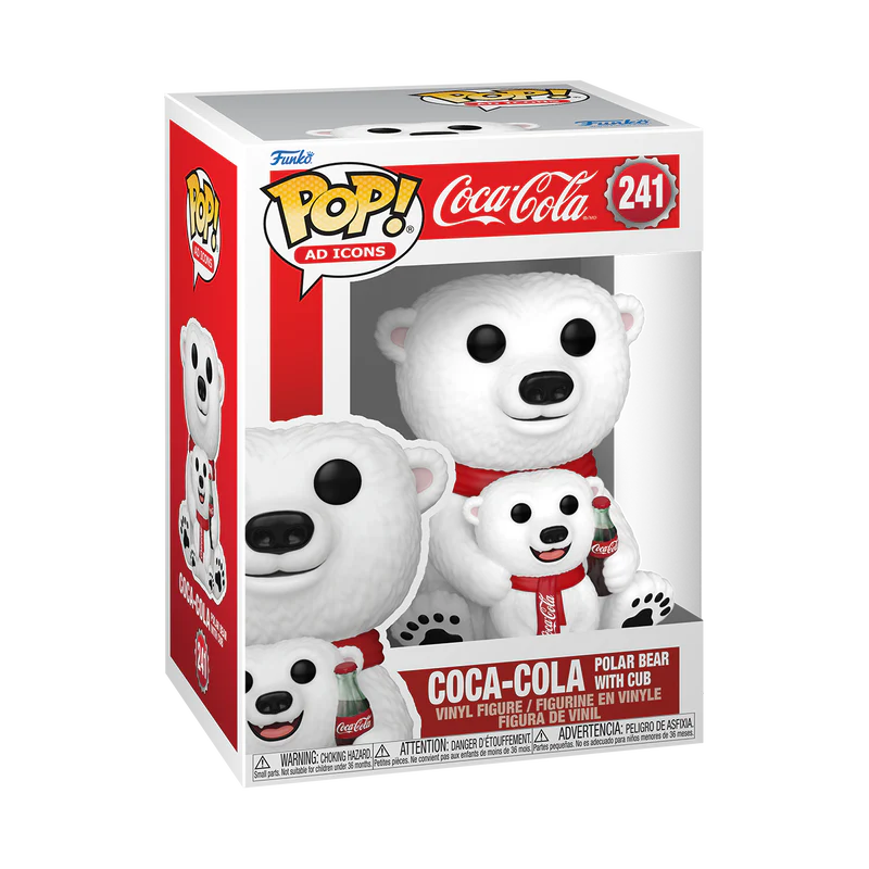 (PRE-ORDER) POP! AD Icon: Coca-Cola Bear w/Cub - Image 2
