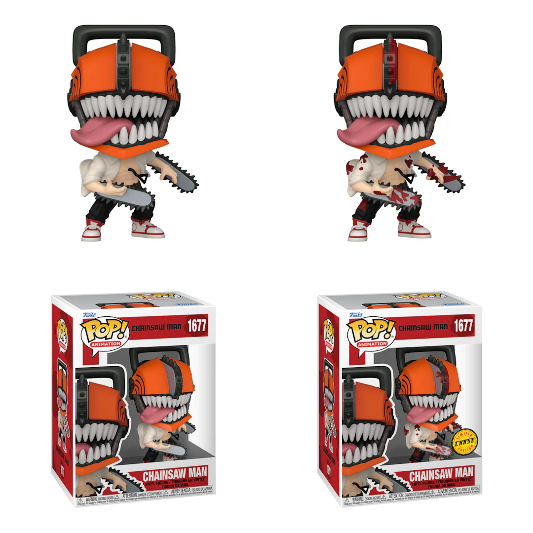 (PRE-ORDER) POP! Animation: Chainsaw Man - Chainsaw Man (Chase Bundle)