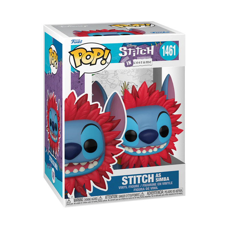 (PRE-ORDER) POP! Disney: Stitch Costume- Simba - Image 2