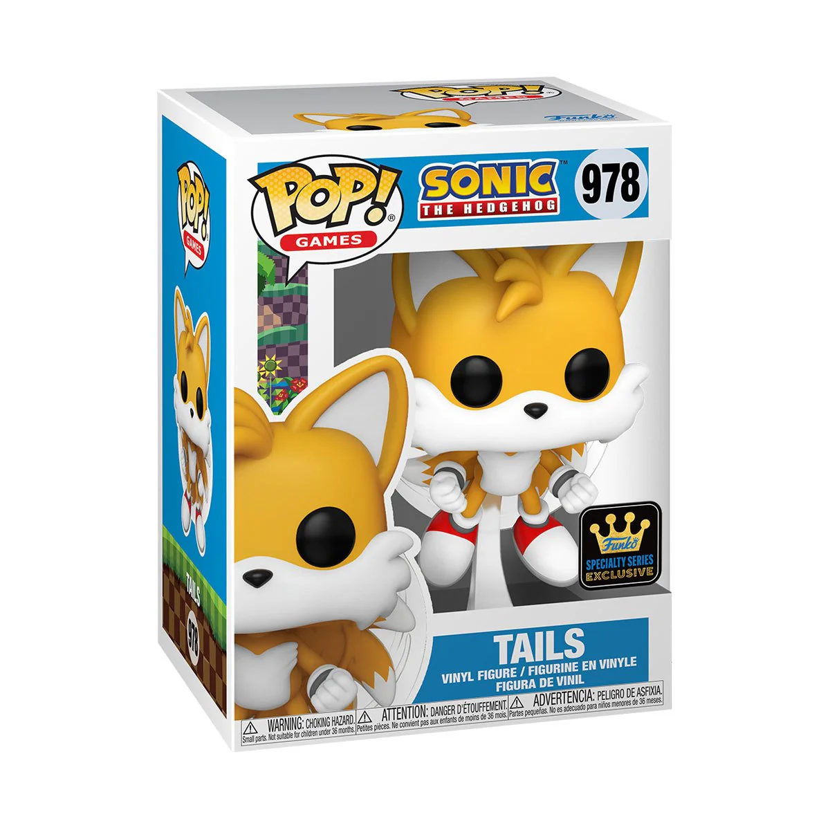(PRE-ORDER) POP! Games: Sonic- Tails (Flying) (Specialty Series Exclusive) - Image 2