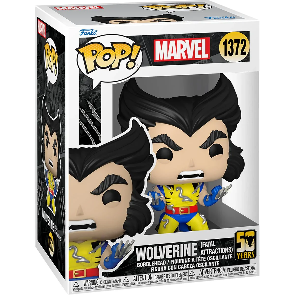 (PRE-ORDER) POP! Marvel: Wolverine 50th – Ultimate Wolverine w/ Adamantium - Image 2