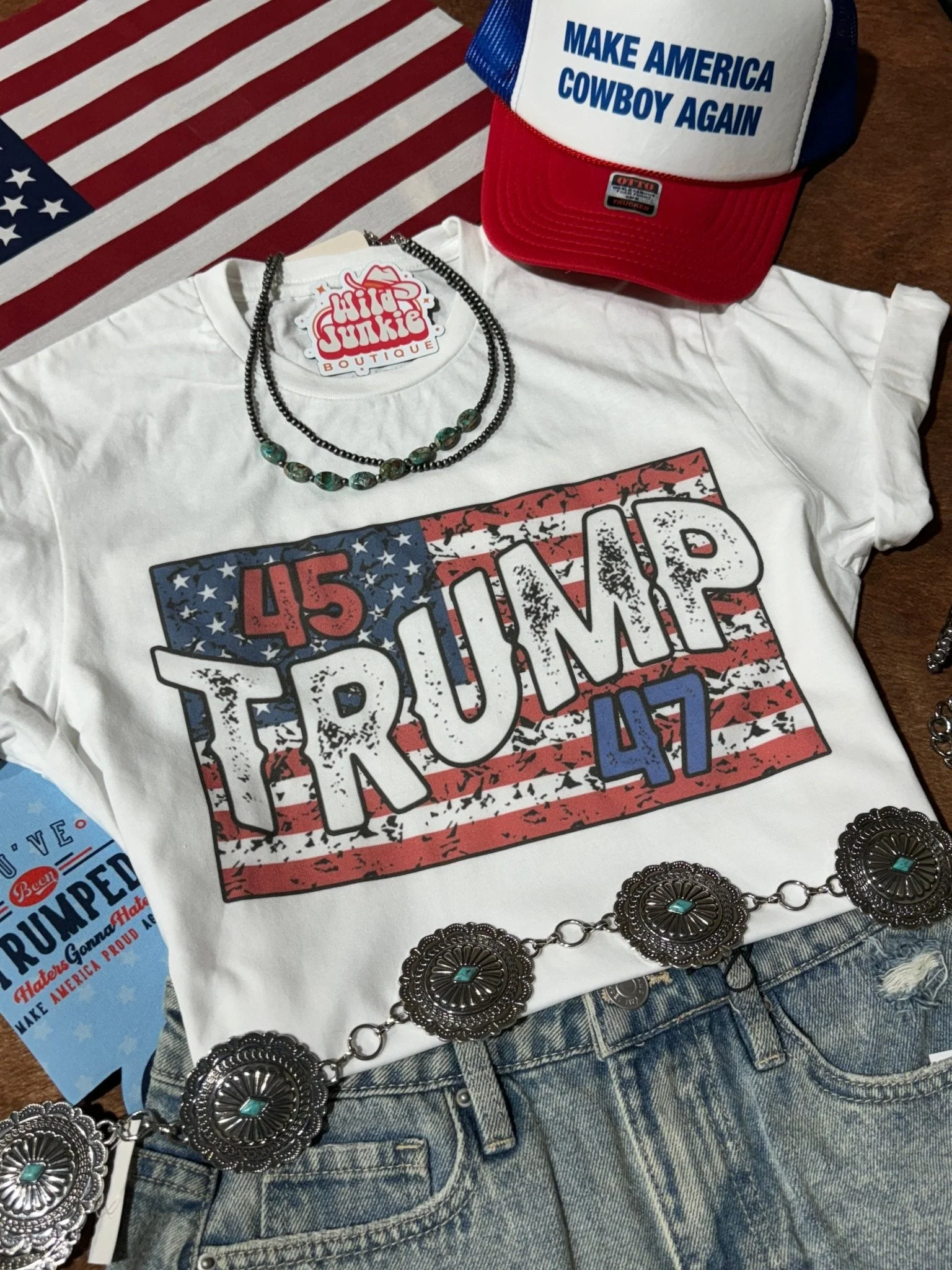 President Trump: 45 & 47 Graphic Tee - Image 3