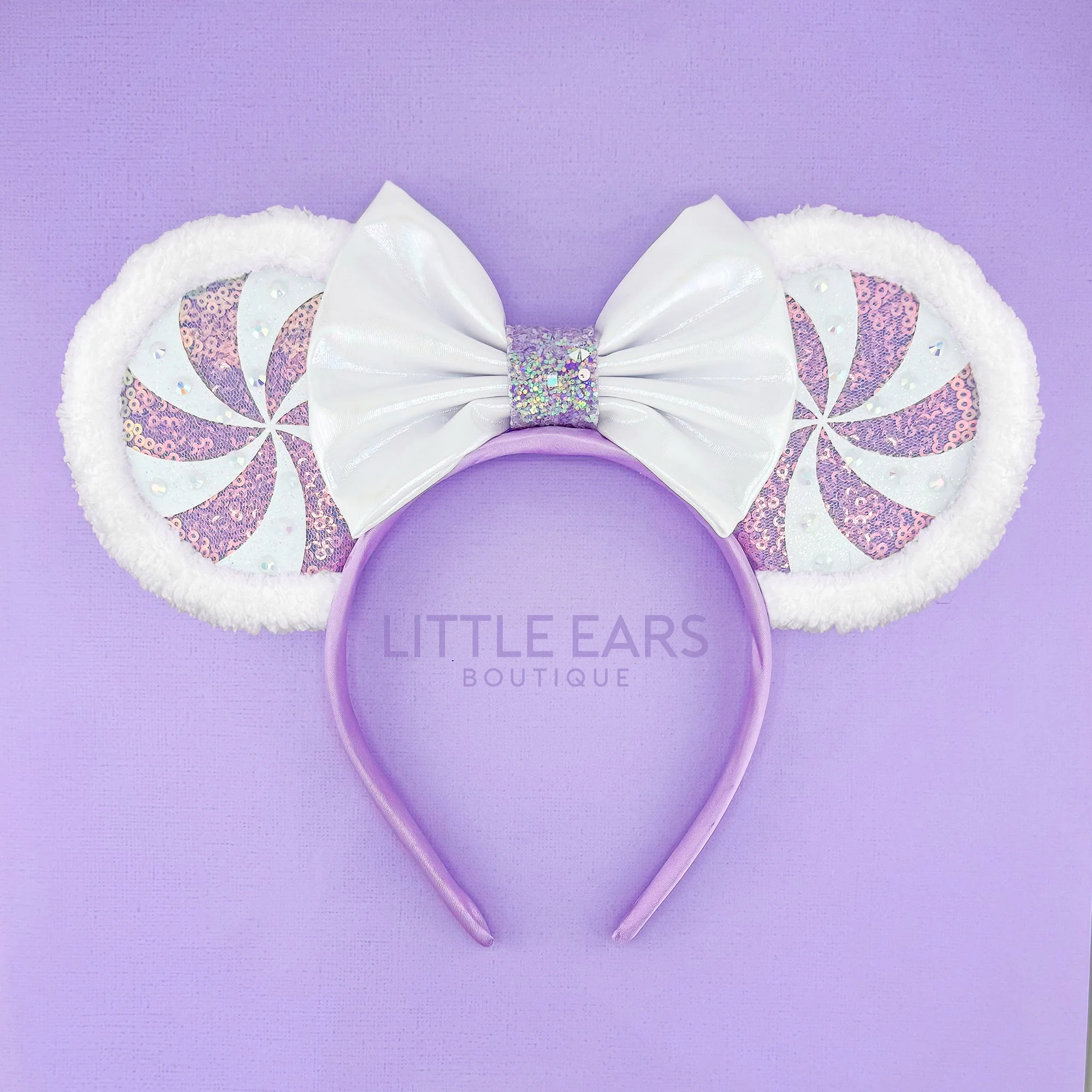 Purple Candycane Ears