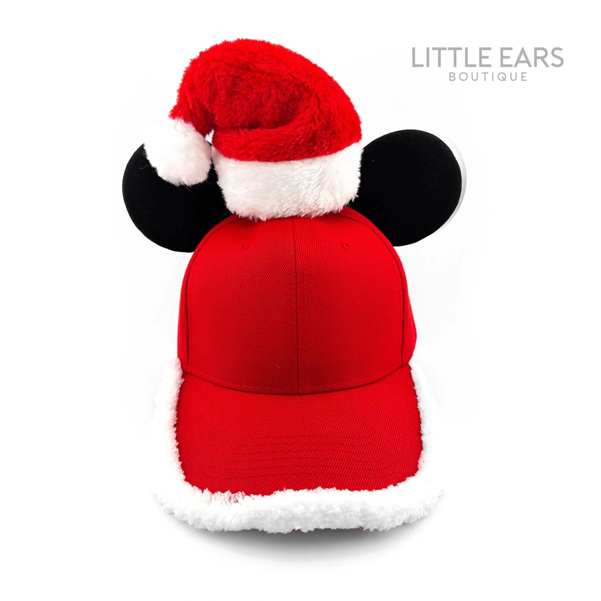 Red Santa Cap with Ears
