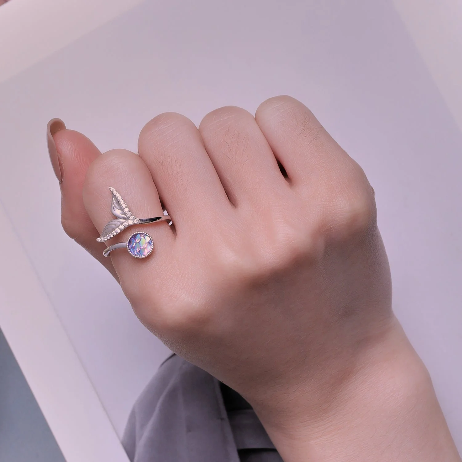 S925 Sterling Silver Pavé Setting CZ Ring for Women - Image 6