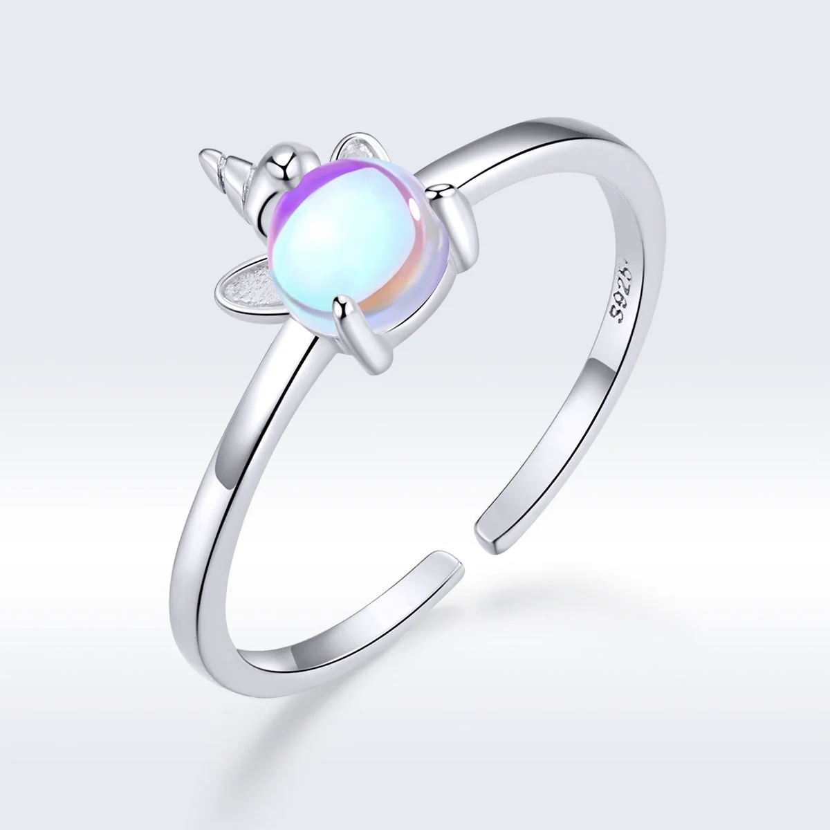 S925 Sterling Silver Slim Band Ring - Image 2