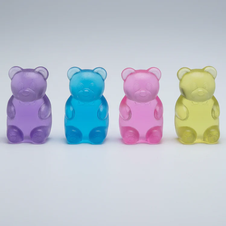Set of Four Gummy Bear Squish (Slow-Rising Squish)