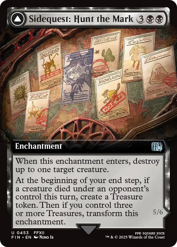 Sidequest: Hunt the Mark // Yiazmat, Ultimate Mark (FIN-453) - FINAL FANTASY: (enchantment, Extended Art) Foil - Image 4