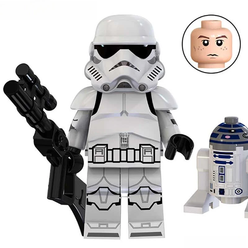 Stormtrooper & Mini R2D2 Droid Lego Star Wars Minifigures - Image 2
