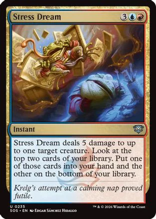 Stress Dream (SOS-235) - Secrets of Strixhaven Foil