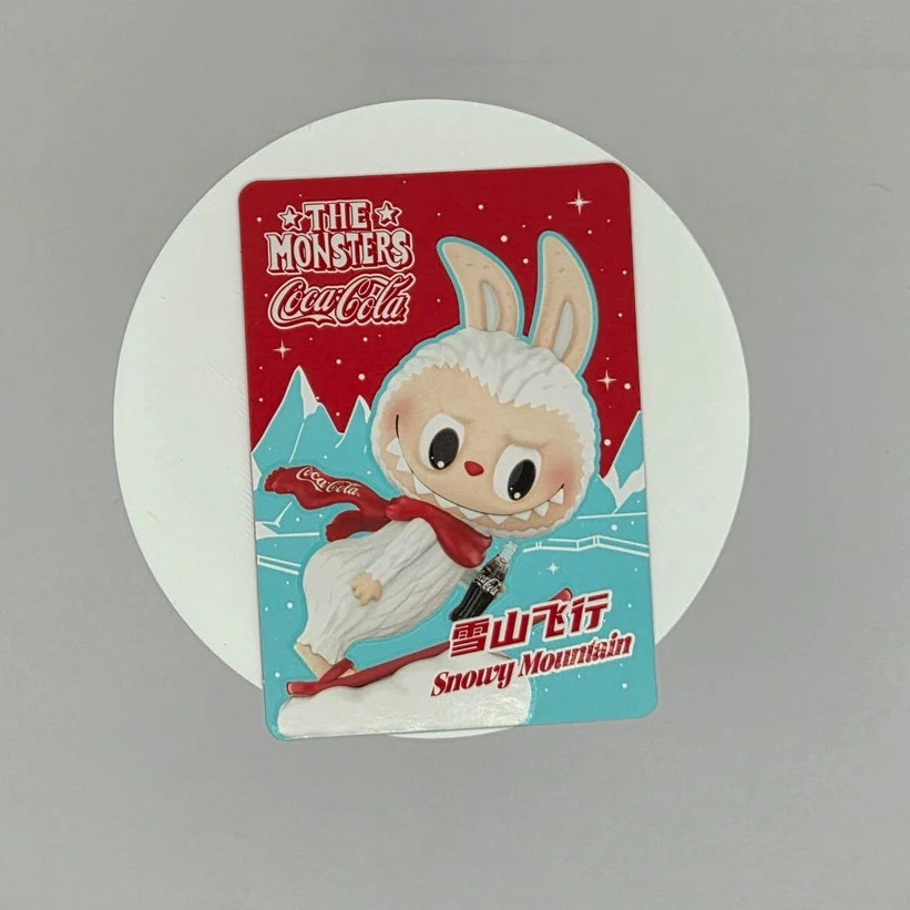 The Monster's Coca-Cola Figures - Card Confirmed "Snowy Mountain" - Image 2