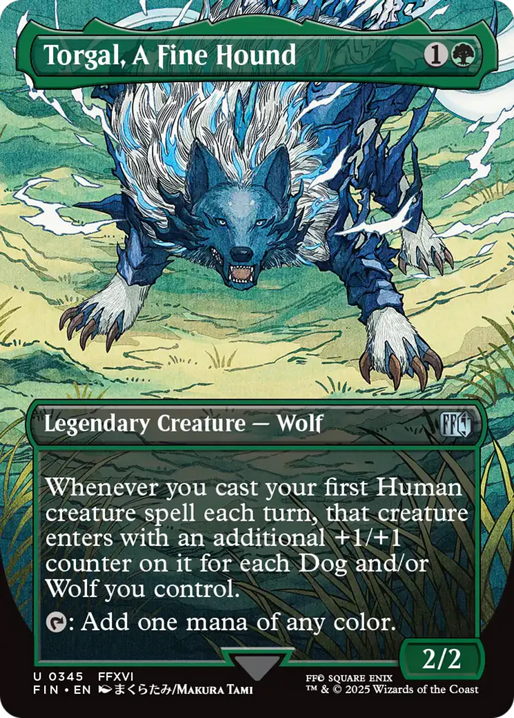 Torgal, A Fine Hound (FIN-345) - FINAL FANTASY (Borderless)