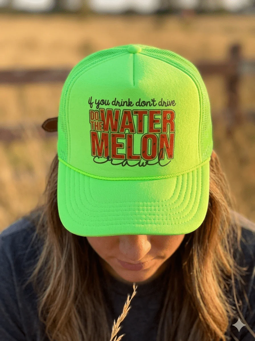 Watermelon Crawl Trucker Hat - Image 2