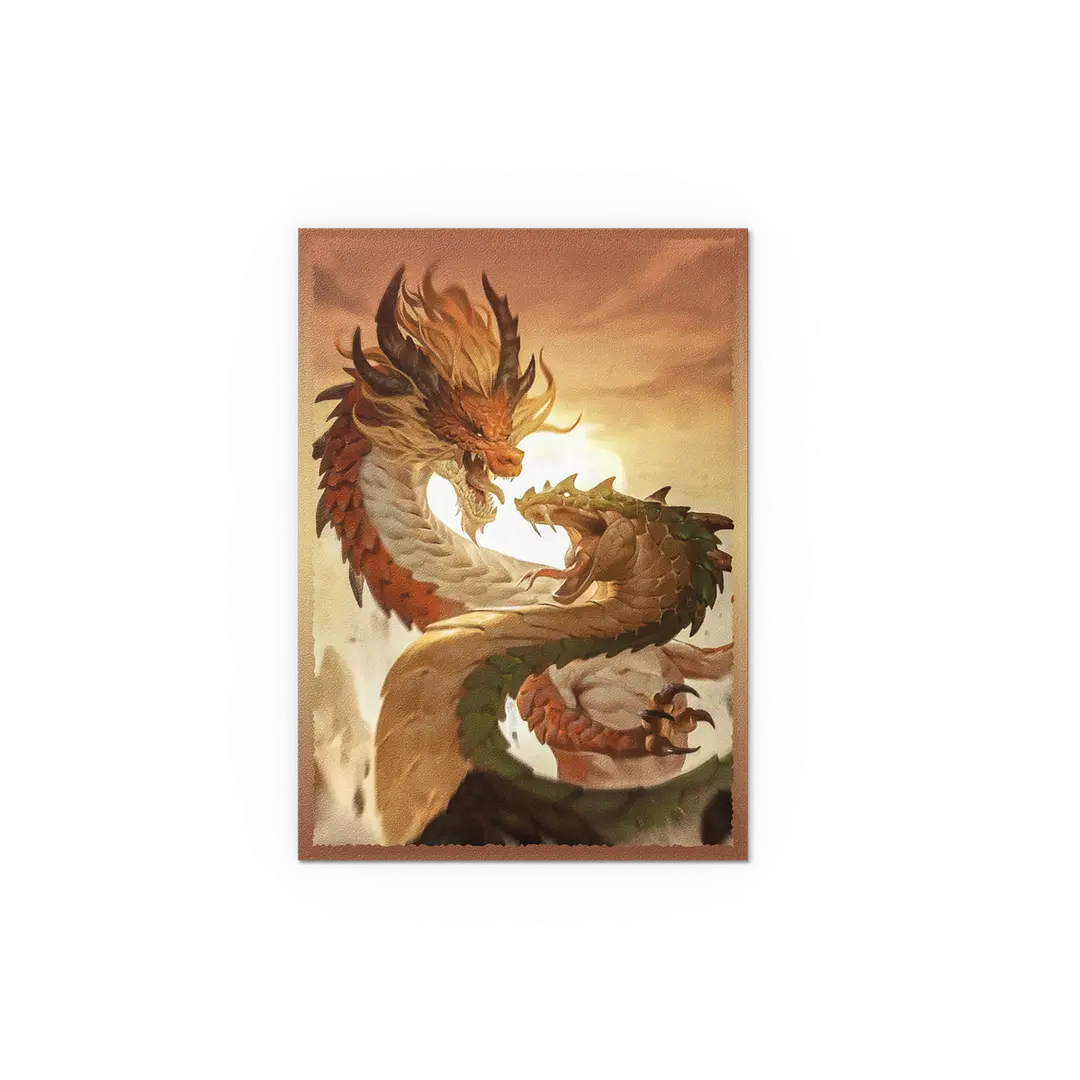 Wood Snake 2025 - Matte Dual Art Sleeves - Japanese Size - Image 3