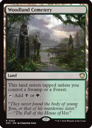 Woodland Cemetery (SOC-424) - Commander: Secrets of Strixhaven