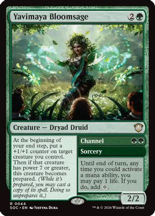 Yavimaya Bloomsage (SOC-044) - Commander: Secrets of Strixhaven